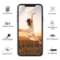 Pikkukuva 6 / 11: iPhone 11/ XR Skärmskydd 2.5D Ram 9H HD-Clear Screen-Fit Black