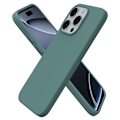 Pikkukuva 7 / 11: iPhone 16 Pro - Silikonskal med Premiumskydd Mörkblå