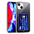 Pikkukuva 6 / 11: iPhone 13 - Skal med Korthållare Fluorescerande Gul