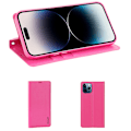 Miniatyrbild 1 av 11: iPhone 16 Pro Max - Hanman Stilrent och Funktionellt Plånboksfodral Rosa