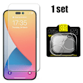 Pikkukuva 2 / 11: Fulländat Skydd - Skärmskydd & Kameralinsskydd för iPhone 16 Pro Max Transparent