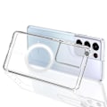 Pikkukuva 9 / 11: Magnetiskt trådlöst laddningsskal i PC-material för Galaxy S21 ultra Transparent