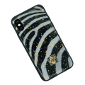 Miniatyrbilde 8 av 11: iPhone XS Max - Skyddande Silikonskal (Hård Baksida) Zebra