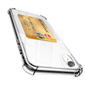 Pikkukuva 8 / 11: iPhone XR - Floveme Kotelo Korttipidikkeellä Transparent/Genomskinlig