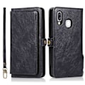 Pikkukuva 1 / 11: Samsung Galaxy A40 - Plånboksfodral Dubbelfunktion Svart