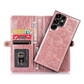 Pikkukuva 8 / 11: Samsung Galaxy S22 Ultra - Robust 2-1 Plånboksfodral Roséguld
