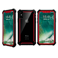 Miniatyrbild 11 av 11: iPhone XR - Effektfullt EXXO Skyddsfodral med Hörnskydd Kamouflage Rosa