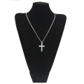 Miniatyrbilde 9 av 10: Stilrent Kors Halsband Guld
