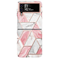 Miniatyrbillede 3 af 11: Samsung Galaxy Z Flip 3 - Marmor Cover Blå
