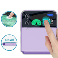 Miniatyrbilde 6 av 10: 2-PAKKE Samsung Galaxy Z Flip 4 Standard HD Kameralinseglass Transparent
