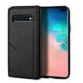 Pikkukuva 3 / 11: Samsung Galaxy S10 Plus - Praktiskt Skyddande Skal Kortfack Brun