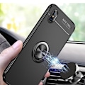 Miniatyrbild 5 av 11: iPhone XR - AUTO FOCUS - Skal med Ringhållare Blå/Blå