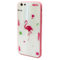 Miniatyrbild 5 av 6: Elegant Skyddskal till iPhone 6/6S Plus (Härdat glas) Flamingo Flamingo