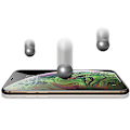 Pikkukuva 7 / 11: iPhone X/XS Full Clear 2.5D Skärmskydd 9H 0,3mm Transparent/Genomskinlig Transparent/Genomskinlig