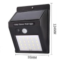 Miniatyrbillede 4 af 11: Solcells PIR Automatisk Utomhusbelysning 20 LED