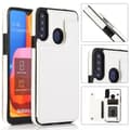 Samsung Galaxy A20S - Skal med Korthållare Vit