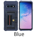 Miniatyrbillede 7 af 11: Samsung Galaxy S10E - Skyddande Skal med Kortfack Grön