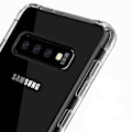 Miniatyrbild 4 av 9: Samsung Galaxy S10 - Tunt Silikonskal med Airbagfunktion Transparent/Genomskinlig