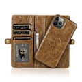 Miniatyrbild 2 av 11: iPhone 15 Pro - Elegant Plånboksfodral i Lyxigt Läder med Korthållare Grön