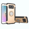 Miniatyrbillede 10 af 11: Samsung Galaxy S7 Edge - FLOVEME´S Carbonskal med Ringhållare Grå