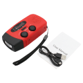 Miniatyrbillede 11 af 11: Smart Vevradio (Nödradio) Solcell Ficklampa Powerbank Red