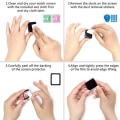 Miniatyrbillede 9 af 11: 3D Full Glue Skærmbeskyttelse til iWatch 4/5 40mm og 44mm Svart 40mm