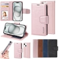 Miniatyrbilde 2 av 11: iPhone 15 Plus - Fodral med Praktiska Förvaringsmöjligheter Svart