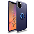 Miniatyrbild 4 av 11: iPhone 11 - Skyddande Stilrent Skal med Ringhållare Svart/Blå
