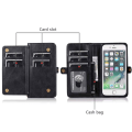 Miniatyrbilde 11 av 11: iPhone 7 - Dubbelfunktions Plånboksfodral Mörkgrön