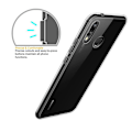 Miniatyrbild 10 av 11: Huawei P20 Lite - Smart Skyddsskal i Silikon från FLOVEME Transparent/Genomskinlig