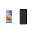 Miniatyrbillede 3 af 11: Samsung Galaxy A71 - Mattbehandlat Tunt Skyddskal & Skärmskydd Svart