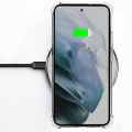 Miniatyrbillede 10 af 11: Samsung Galaxy S24 plus -  Praktiskt Stötdämpande Skal med Korthållare Transparent