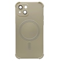 Pikkukuva 4 / 11: iPhone 13 - Silikonskal med Magnetiskt Stötskydd Svart