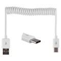 Miniatyrbilde 3 av 11: USB till Type-C Fjäder Laddningskabel Svart