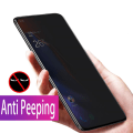 Pikkukuva 2 / 11: Samsung A80 2.5D Anti-Spy 2-PACK Skärmskydd Ram 9H Sekretessglas