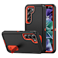 Pikkukuva 2 / 11: Galaxy S24 Plus - Stilrent Armor Duty Kickstand Skyddsskal Grön