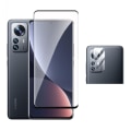 Pikkukuva 1 / 11: Xiaomi 12 Pro 1 Set 3D Sk�rmskydd + Kameralinsskydd Transparent