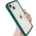 Miniatyrbilde 4 av 11: Lyxigt Matt Skal med Stötskydd för iPhone 15 Clear