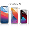 Miniatyrbillede 4 af 11: iPhone 12 Mini Skärmskydd 2.5D 9H 0,3mm Transparent Svart