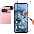 Pikkukuva 4 / 11: Google Pixel 9 - 2.5D Framsida Svart + Kameraskydd i 1 Set