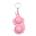 Miniatyrbilde 2 av 10: Enhörnings Fidget Toy / Fidget Leksak / Simple Dimple Röd