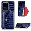 Miniatyrbillede 1 af 11: Samsung Galaxy S20 Ultra - Skal med Kortfack Blå