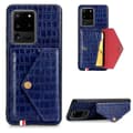 Samsung Galaxy S20 Ultra - Skal med Kortfack Blå