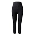 Miniatyrbillede 2 af 11: Yogashort Yogabyxor Tränings Leggings Flera Längder Svart XL
