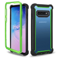 Pikkukuva 5 / 11: Samsung Galaxy S10 Plus - Skyddande Exklusivt Army Fodral Guld
