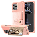 Pikkukuva 1 / 11: iPhone 13 Pro - Skal med Korthållare Roséguld