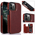 Miniatyrbillede 6 af 11: iPhone 12 Pro Max - Beskyttelsescover med kortholder Svart