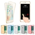 Miniatyrbilde 2 av 11: Dubbelsidigt Silikonfodral med TOUCHFUNKTION för iPhone 7 PLUS Genomskinlig