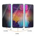 Miniatyrbillede 4 af 11: Samsung A70 3-PACK Anti-Spy Skärmskydd 9H Screen-Fit Sekretessglas