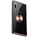 Pikkukuva 1 / 11: Samsung Galaxy Note10 - Praktiskt Skal med Ringhållare FLOVEME Roséguld Roséguld